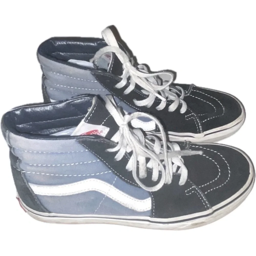 Van’s women’s Sk8-Hi Skate Core Classic Shoes Navy & Blue size 8